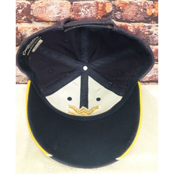 West Virginia Mountaineers Hat Navy Gold Adjustable Cap By Captivating Headwear - Picture 7 of 9